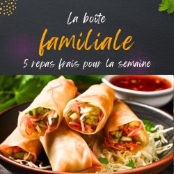 a. Boîte familiale - 5 repas frais pour la semaine (17 au 22 mars)