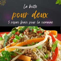 a. Boîte pour deux - 5 repas frais pour la semaine (10 au 15 mars)