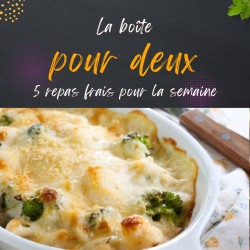 a. Boîte pour deux - 5 repas frais pour la semaine (24 au 29 mars)