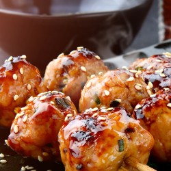 a1. menu de semaine - Boulettes de dinde à la japonaise, quinoa aux légumes