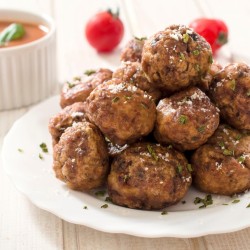 a3. Menu semaine - Boulettes à l'érable, purée rustique, légumes