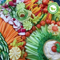 b. Plateau de crudités