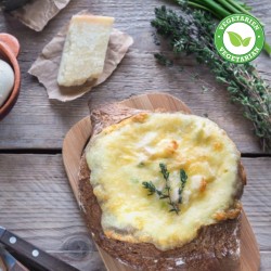 d. Prêt-à-manger frais: Trempette chaude en miche