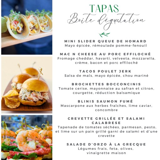a. Boîte dégustation Tapas - Printemps 2025