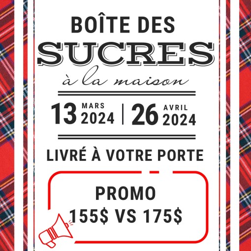 a. Boîte des sucres 2025