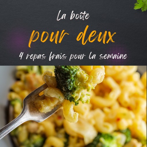 a. Boîte pour deux - 4 repas frais pour la semaine (19 au 24 mai)