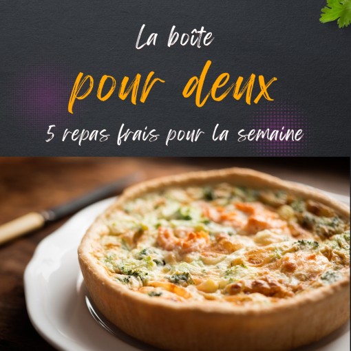 a. Boîte pour deux - 5 repas frais pour la semaine (3 au 7 fév)