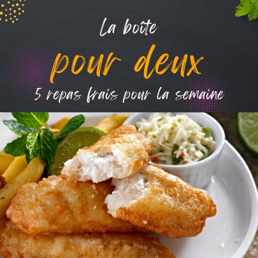 a. Boîte pour deux - 5 repas frais pour la semaine (28 au 2 août)