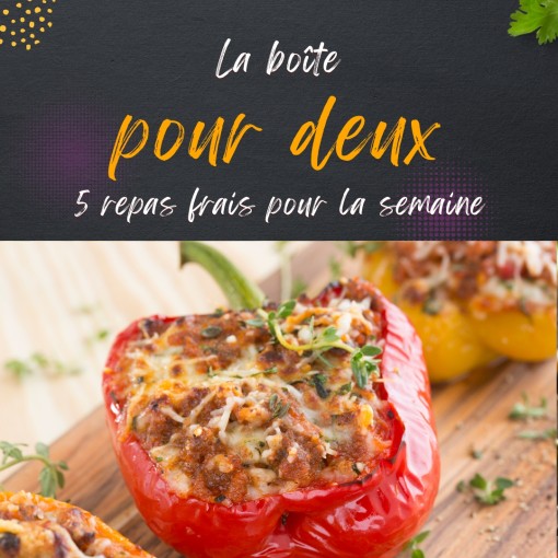 a. Boîte pour deux - 5 repas frais pour la semaine (5 au 10 mai)