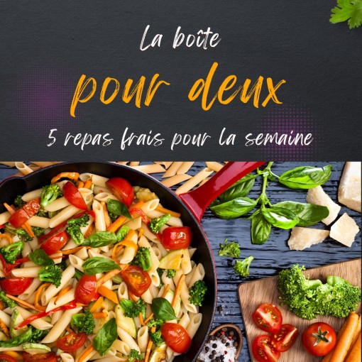 a. Boîte pour deux - 5 repas frais pour la semaine (27 janv au 1 fev)