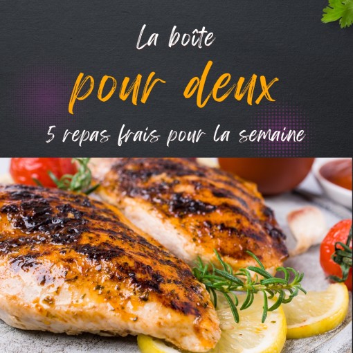 a. Boîte pour deux - 5 repas frais pour la semaine (2 au 6 dec)