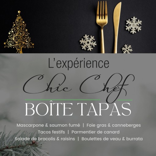 a. a. Boîte tapas des fêtes