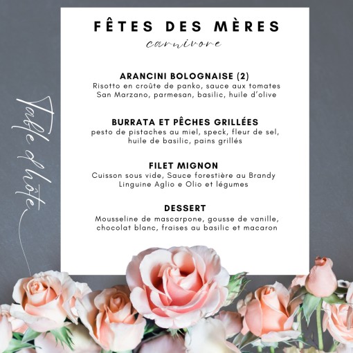 a. Fête des mères 2025 (carnivore)