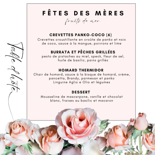 a. Fête des mères 2025 (Fruits de mer)