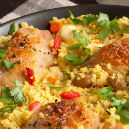 A4. Menue de la semaine - Poitrine de poulet miel et ail