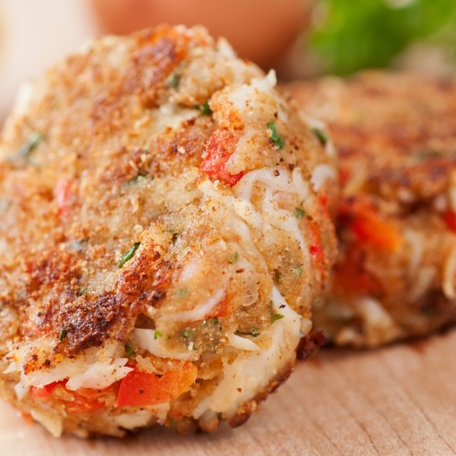 a1. menu de la semaine - ''Crab cake'' maison