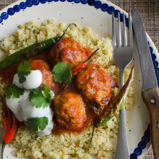 a3. Menu de la semaine - Boulette de veau aux herbes et parmesan