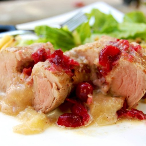 a4. menu de semaine - Filet de porc brie-canneberges