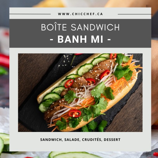 g. Lunch corporatif - Boite sandwich Banh mi