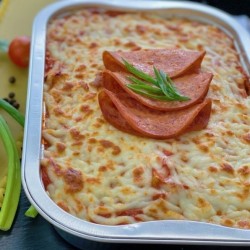 d. Prêt-à-manger congelé: Lasagne triple viandes